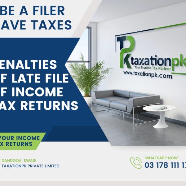 Penalties and Fines on Late Filing of Taxes.