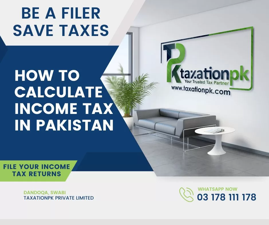 how to calculate income tax in pakistan