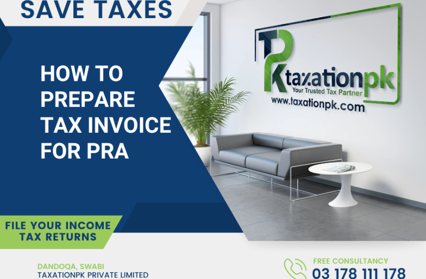 How to Prepare Tax Invoices for PRA