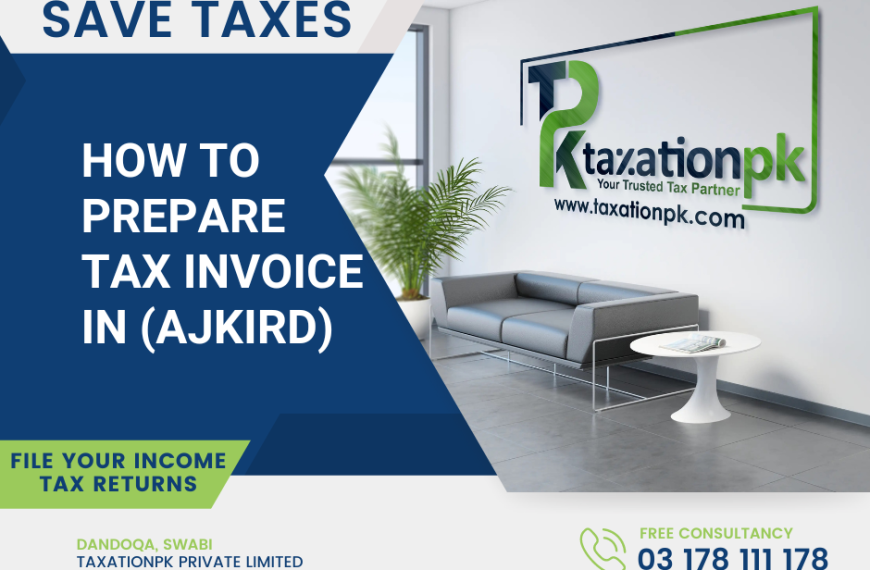 How to Prepare Tax Invoices in Azad Jammu and Kashmir (AJK)