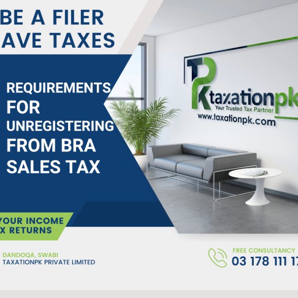 Requirements for Unregistering from BRA Sales Tax