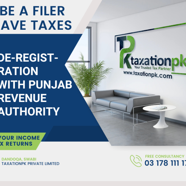 Understanding De-registration with Punjab Revenue Authority