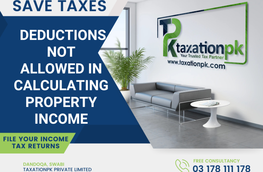 Understanding Deductions Not Allowed in Calculating Property Income