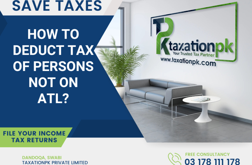 How to Deduct Tax of Persons not Appearing on ATL?