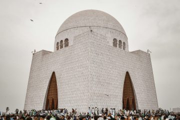 Quaid-e-Azam’s Mausoleum in Karachi, Pakistan.