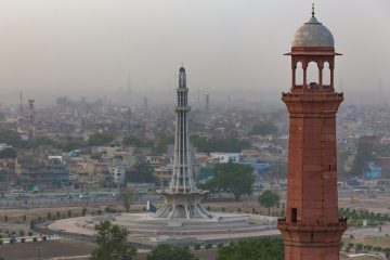 Minar-e-Pakistan in Lahore, Punjab.