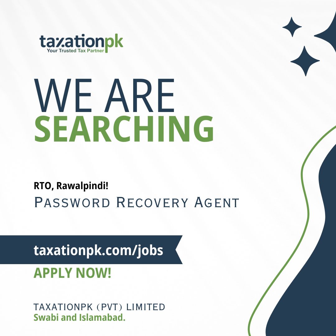 Rawalpindi RTO Password Recovery Agent